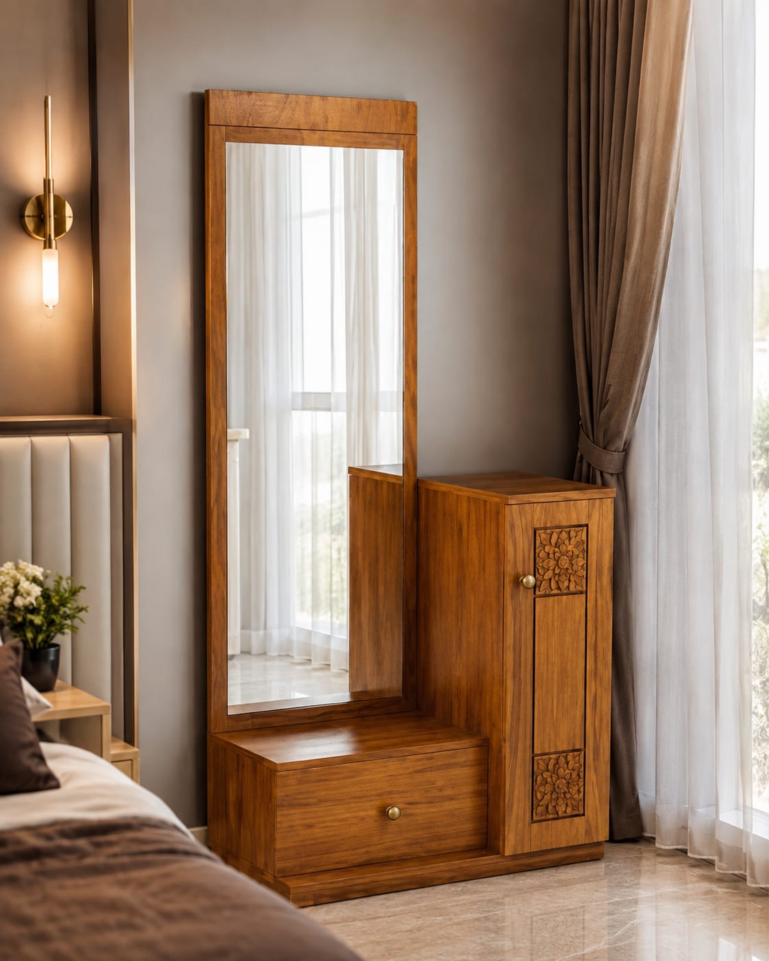 Wooden Dressing Table-EDTH-904
