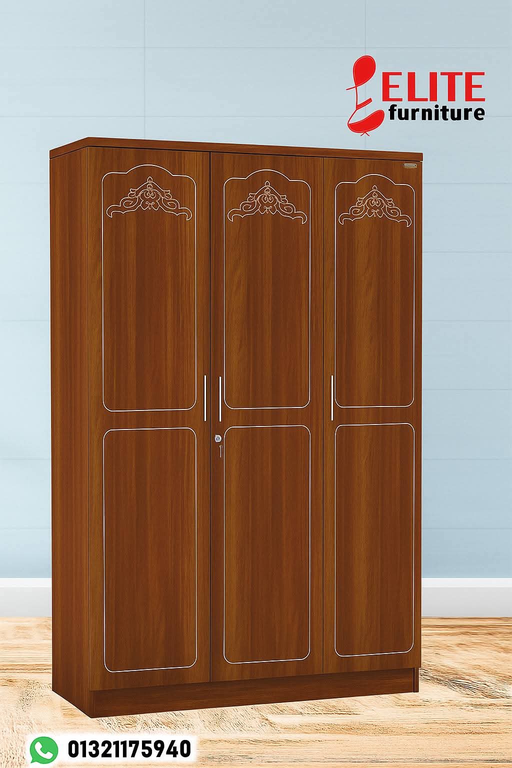 Cupboard ThreeDoor -ECBH-601 Glass