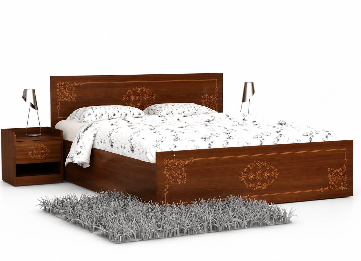 Queen Bed-EBDQH-607