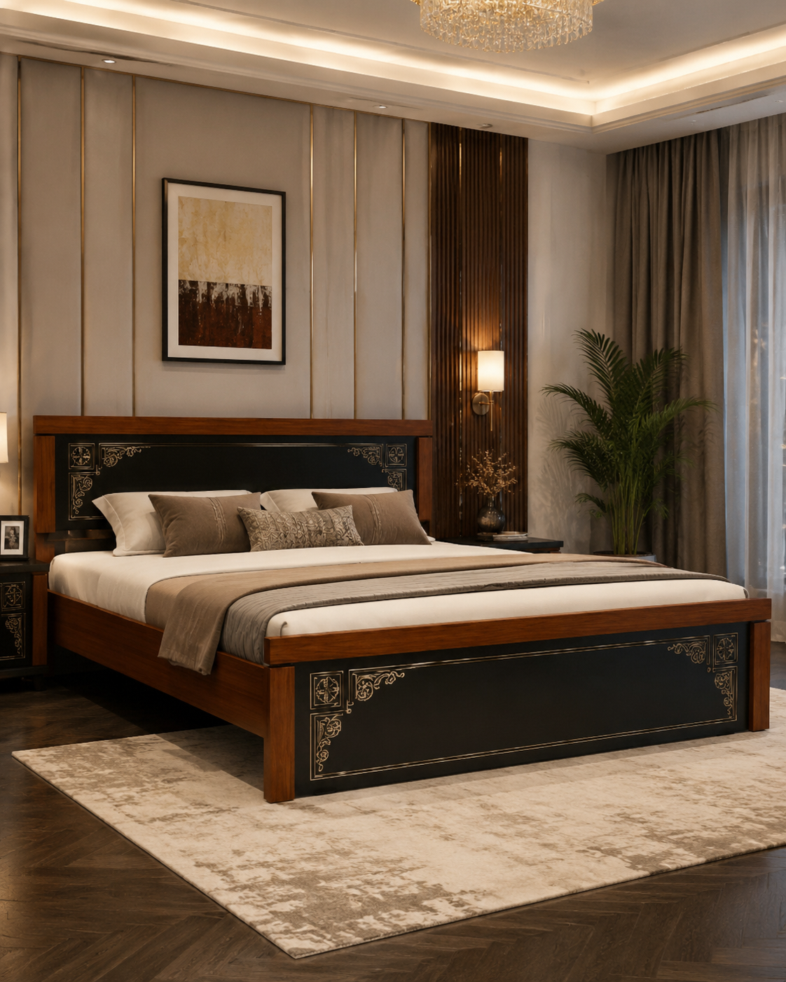 King Bed-EBDQH-608